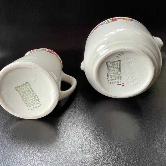 Vintage Grindley England Hercules Vitrified York -Sugar/Creamer - Picture 3 of 11